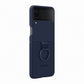 Samsung Silicone Cover With Ring for Galaxy Z Flip4 in Navy