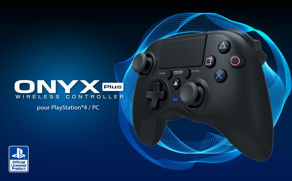 Hori ONYX Plus Bluetooth Wireless Gaming Controller for PC PS4 Clove Technology