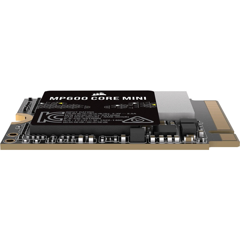 Corsair MP600 Mini - PCI Express 4.0 QLC 3D NAND NVMe M.2 SSD - 1 TB