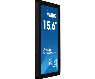 iiyama ProLite TF1633MSC-B1 - 39.6 cm (15.6") - 1920 x 1080 pixels Full HD Touchscreen Monitor