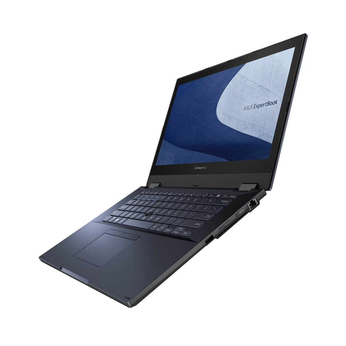 ASUS ExpertBook Hybrid (2-in-1) - 35.6 cm (14") - Touchscreen - Intel® Core™ i5-1240P - 16 GB DDR4-SDRAM - 512 GB SSD - Wi-Fi 6E - Windows 11 Pro - Black
