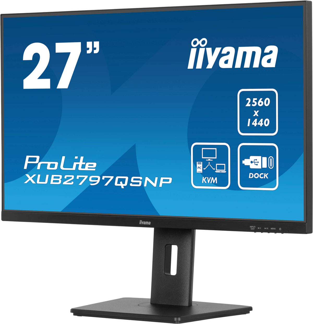 iiyama ProLite XUB2797QSNP-B1 - 68.6 cm (27") - 2560 x 1440 pixels WQHD LED Monitor