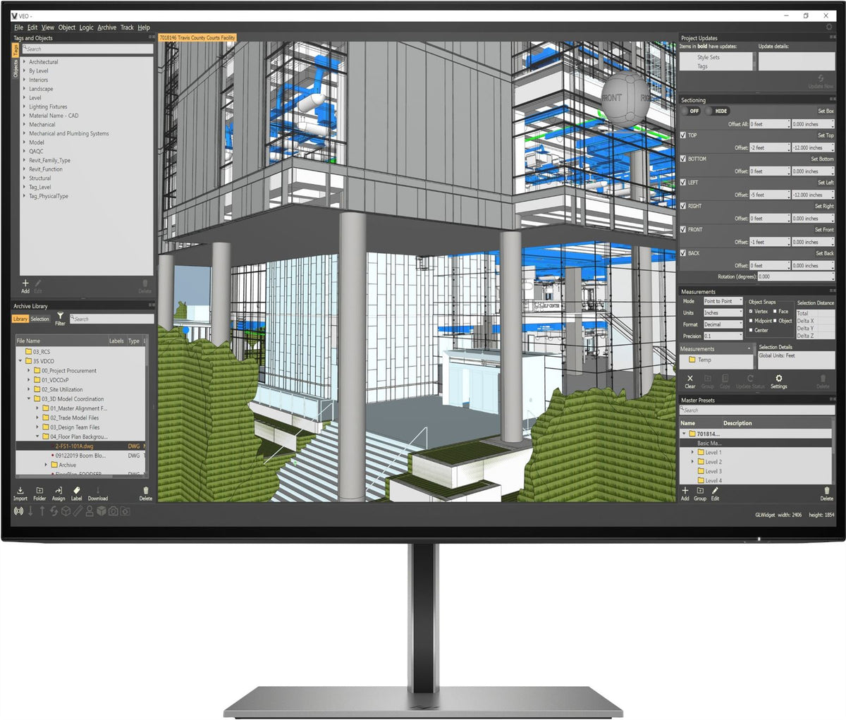 HP Z24n G3 61 cm (24") 1920 x 1200 pixels WUXGA LED Silver Monitor