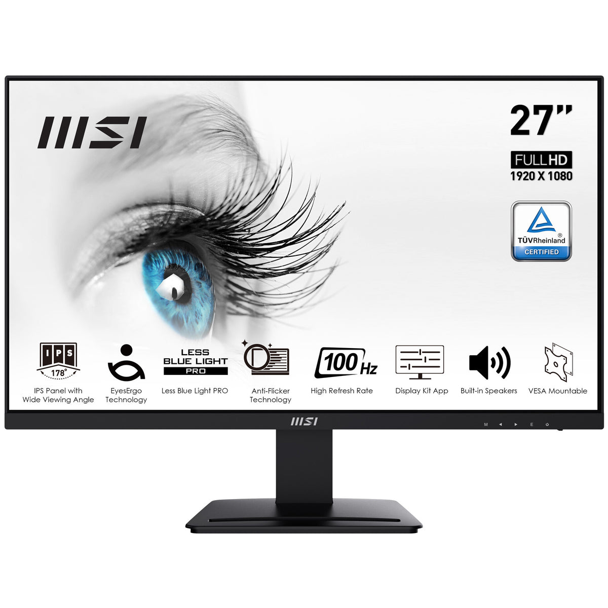MSI Pro MP273A  - 68.6cm (27") - 1920 x 1080 pixels FHD Monitor