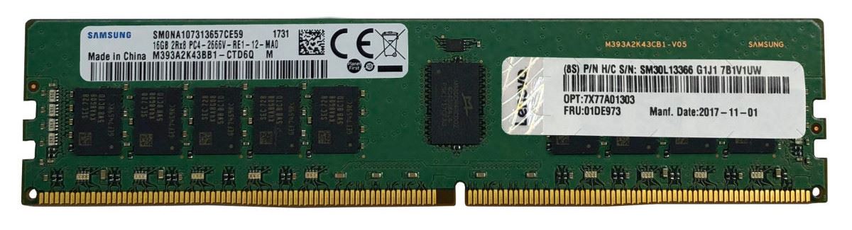 Lenovo 4X77A77495 memory module 16 GB 1 x 16 GB DDR4 3200 MHz ECC