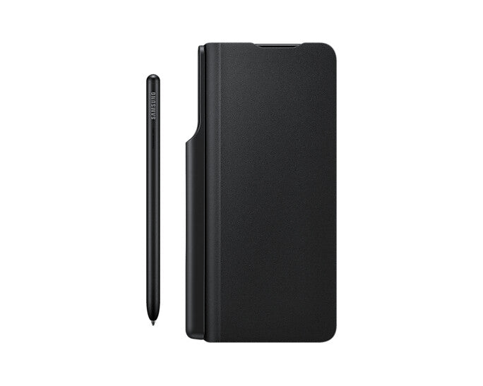 Samsung Flip Cover for Galaxy Z Fold3 in Black (S Pen Fold Edition)