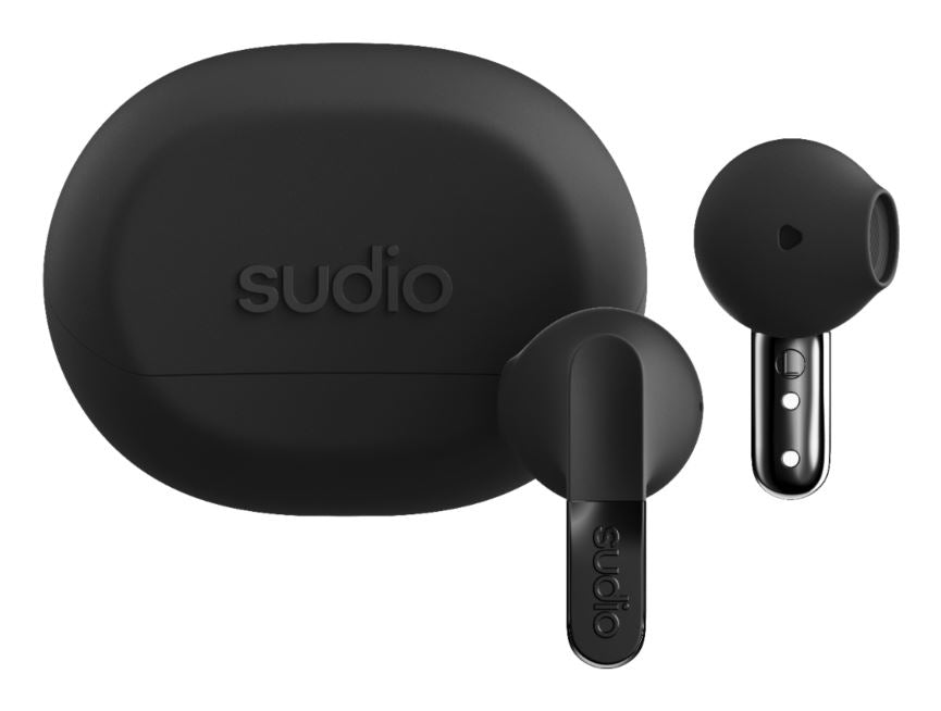 Sudio N3BLK headphones/headset Wireless In-ear Calls/Music Bluetooth Black