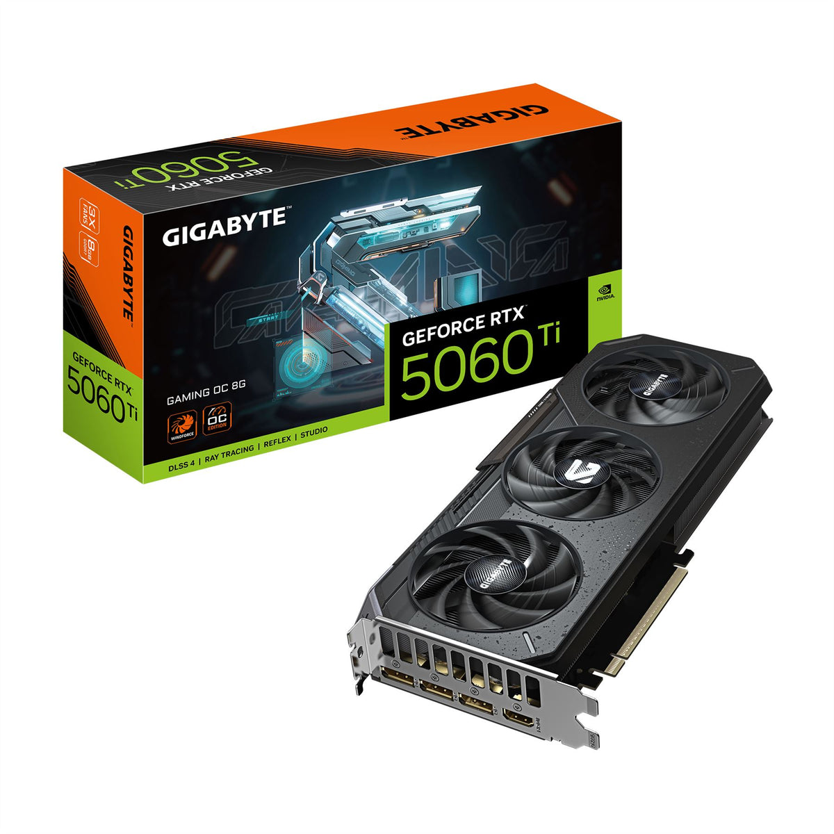 GIGABYTE GAMING OC -  NVIDIA 8 GB GDDR7 GeForce RTX 5060 Ti graphics card