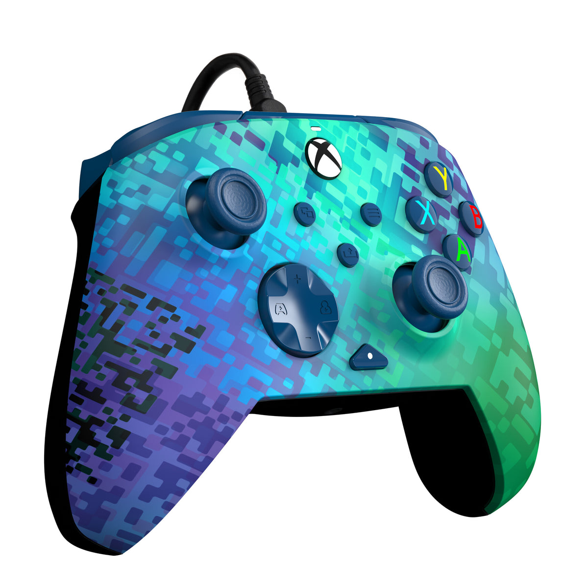 PDP Rematch Advanced Wired Controller for PC / Xbox Series X|S in Glitch Green