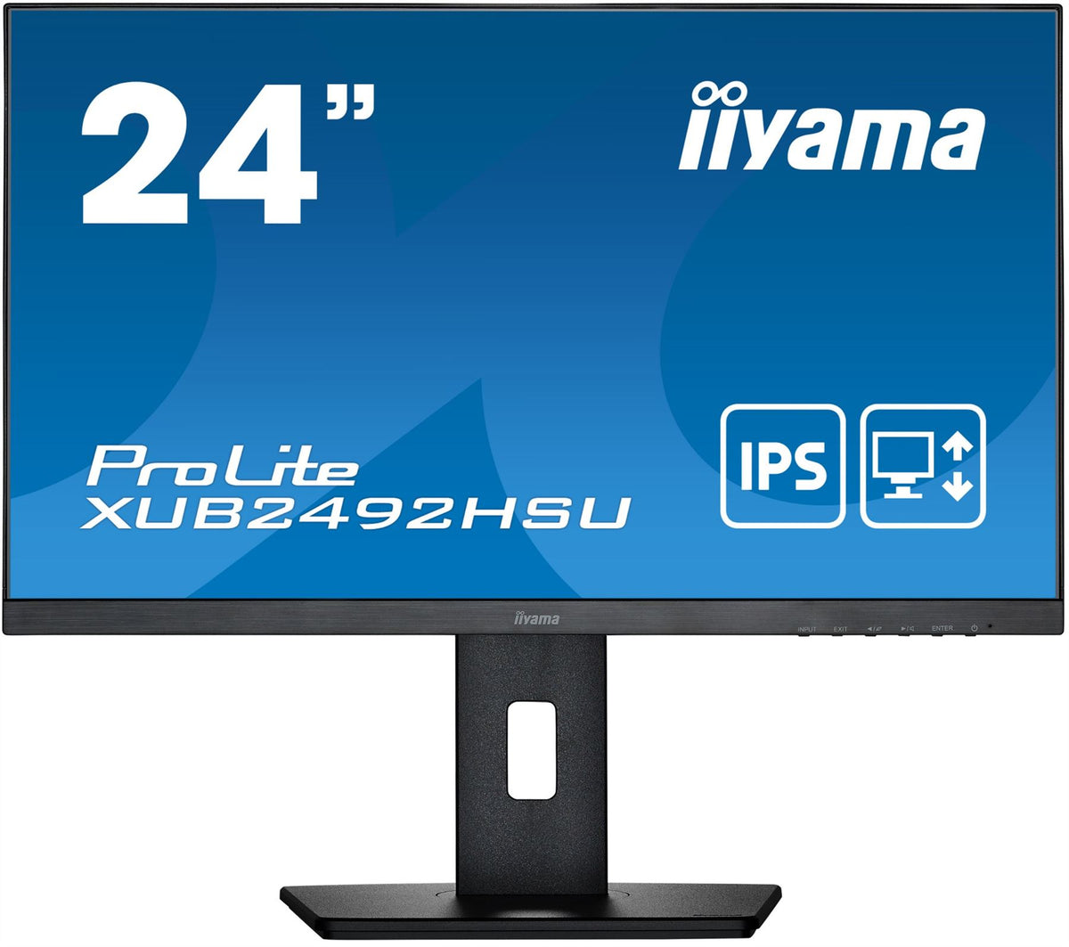 iiyama ProLite XUB2492HSU-B5 LED display 60.5 cm (23.8") 1920 x 1080 pixels Full HD Black Monitor