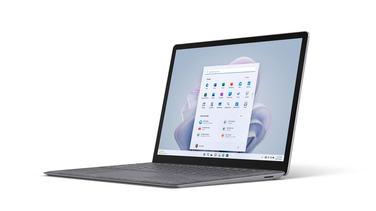 Microsoft Surface Laptop 5 - Touchscreen - 34.3 cm (13.5") - Intel® Core™ i7-1265U - 16 GB - 256 GB SSD - Wi-Fi 6 - Windows 10 Pro - Platinum