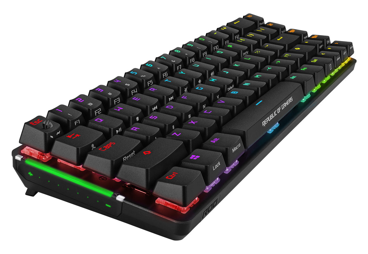 ASUS ROG Falchion NX - USB Wired + RF Wireless RGB Mechanical Keyboard in Black (QWERTY UK)