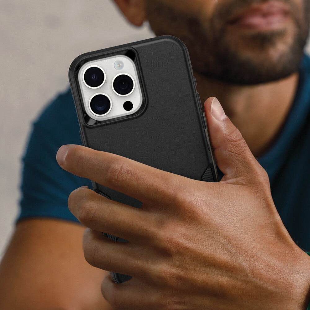 OtterBox Commuter Series for iPhone 15 Pro Max in Black