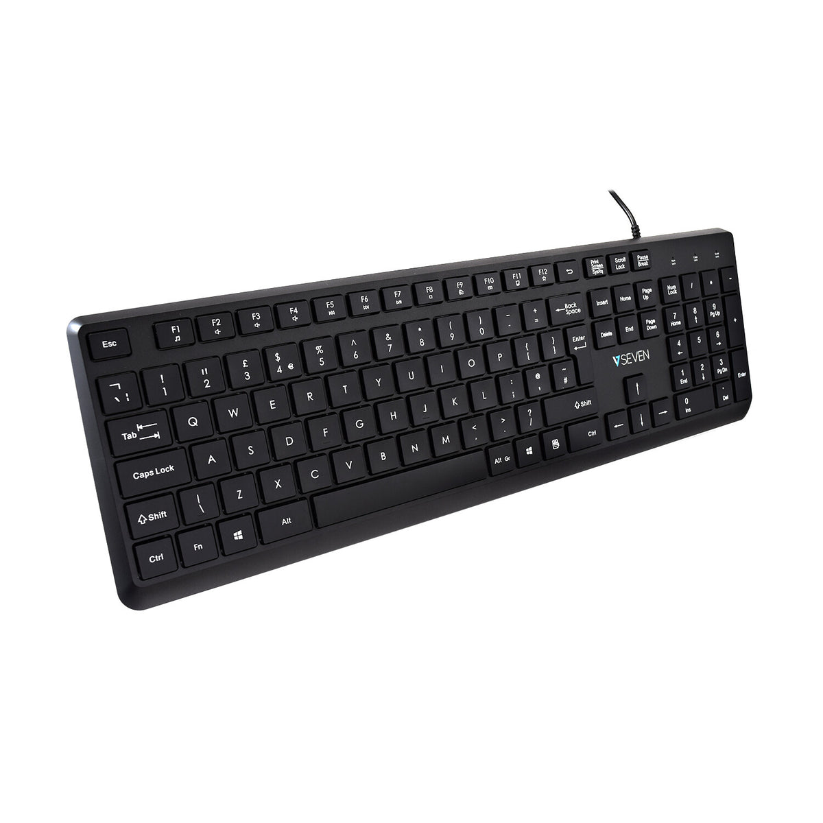 V7 KU350UK Pro -USB Wired Keyboard (QWERTY UK)
