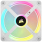 Corsair iCUE LINK QX120 RGB - Computer Case Fan in White - 120mm (Pack of 3)