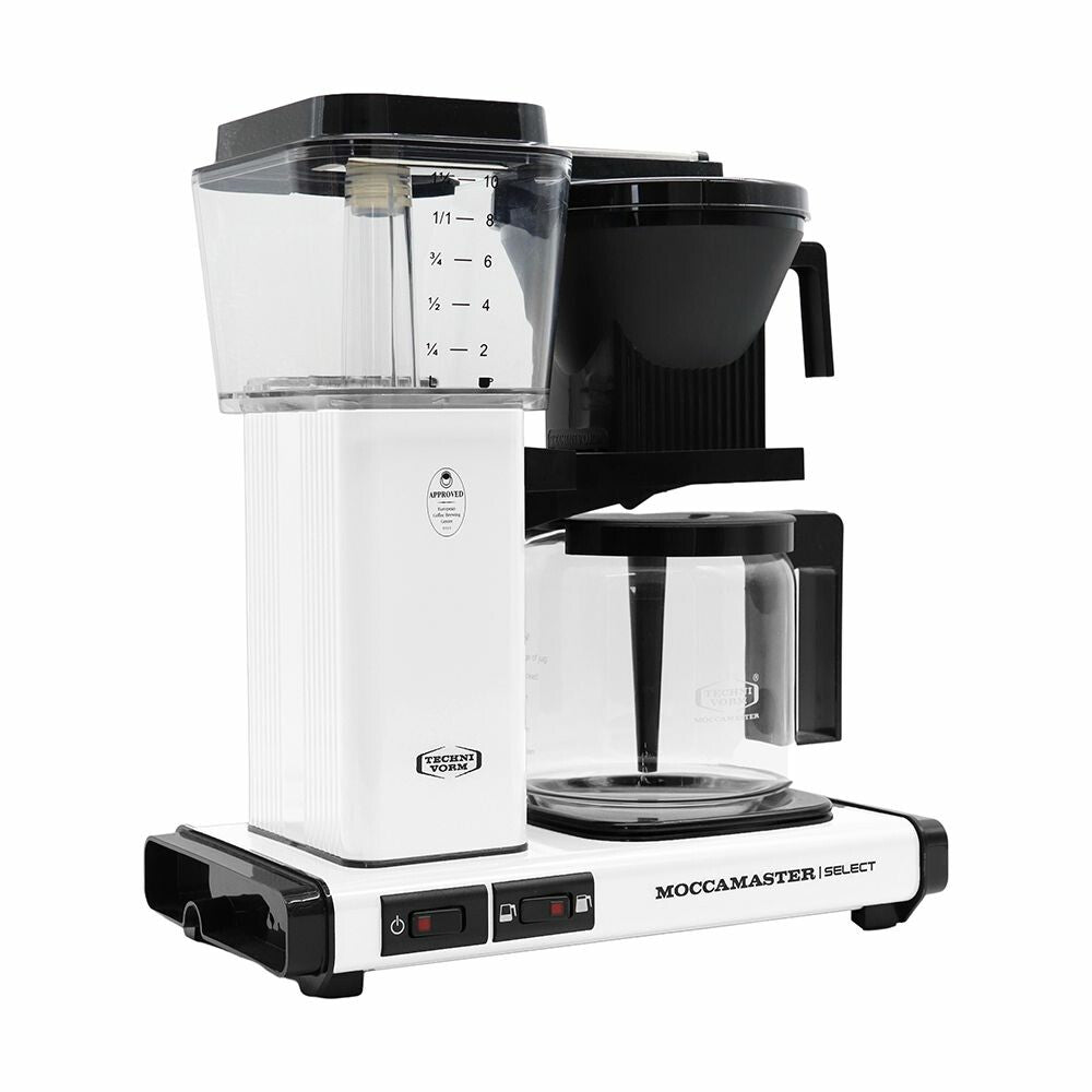 Moccamaster KBG Select coffee maker in Matt White