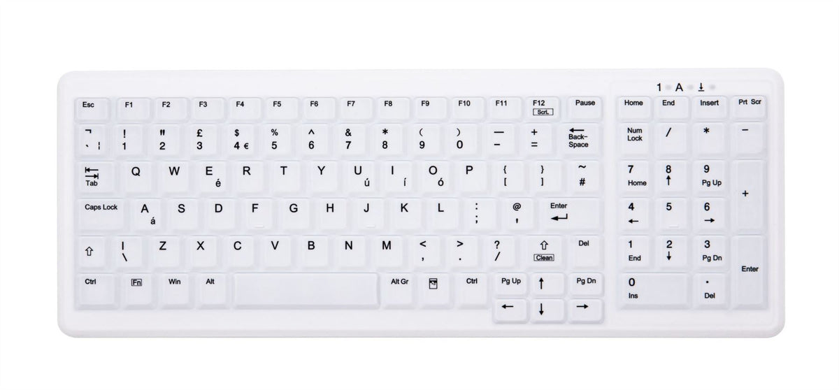CHERRY AK-C7000 keyboard RF Wireless + USB QWERTY UK English White