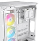 Corsair iCUE LINK 6500X RGB ATX Mid Tower Case in White