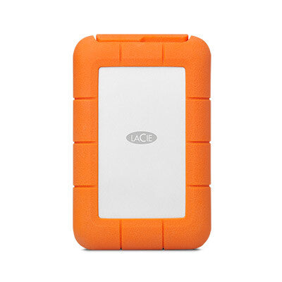 LaCie Rugged RAID Pro - USB Type-C External HDD in Grey / Orange - 4 TB