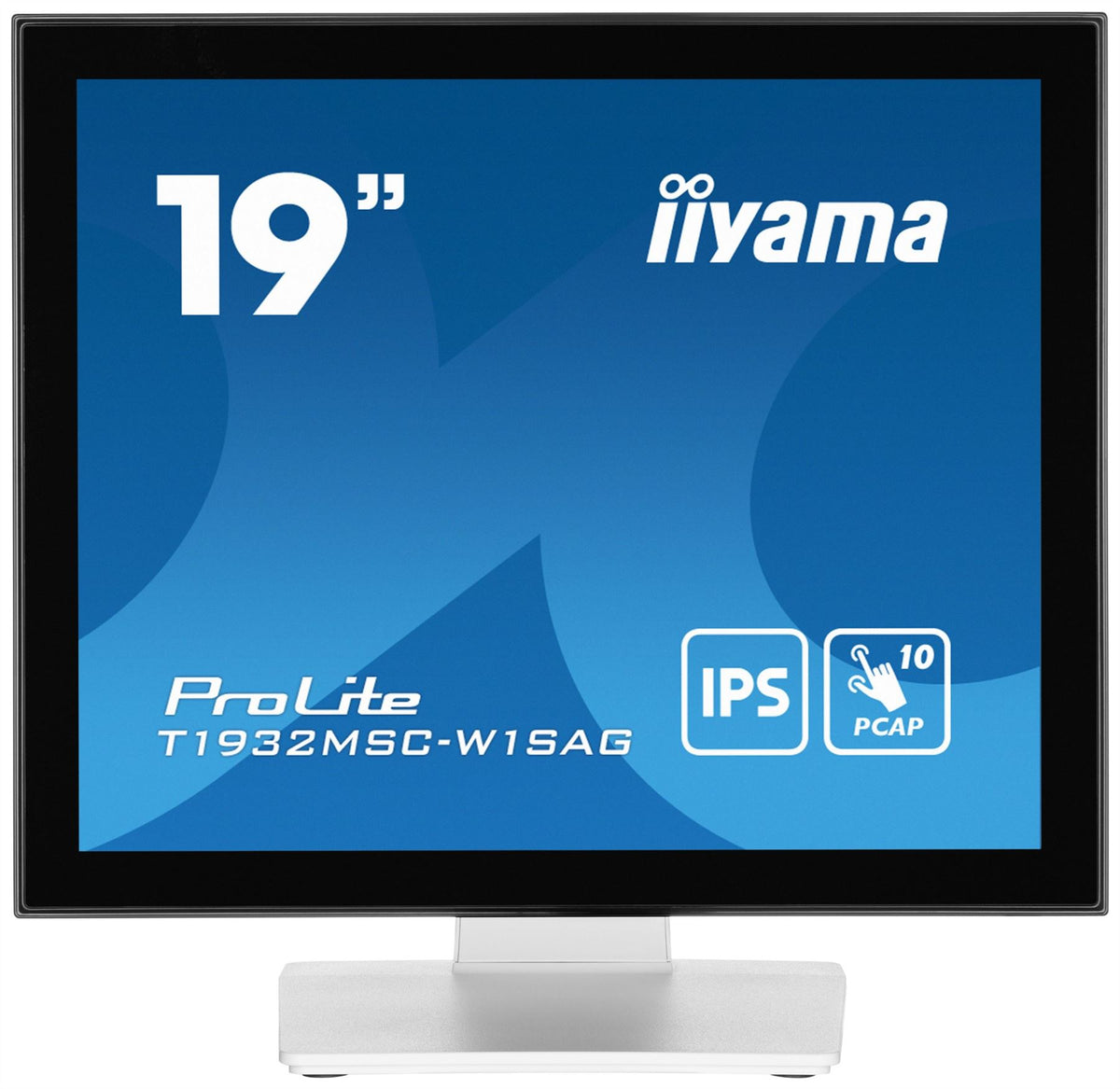iiyama ProLite T1932MSC-W1SAG computer monitor 48.3 cm (19&quot;) 1280 x 1024 pixels Full HD LED Touchscreen Tabletop White
