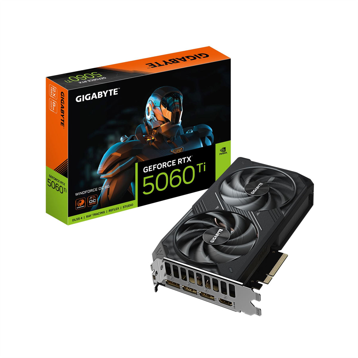 GIGABYTE WINDFORCE OC - NVIDIA 8 GB GDDR7 GeForce RTX 5060 Ti graphics card