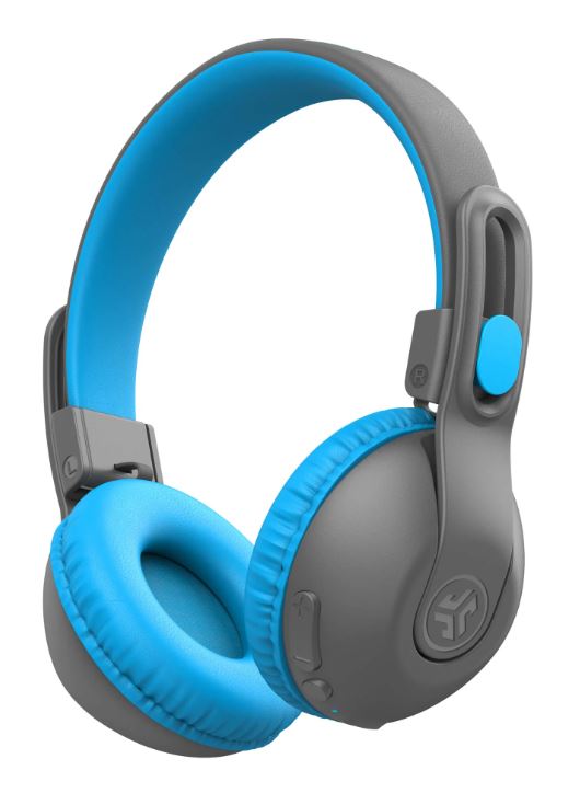 JLab JBuddies Studio 2 Headset Wired & Wireless Head-band Calls/Music USB Type-C Bluetooth Blue/ Grey