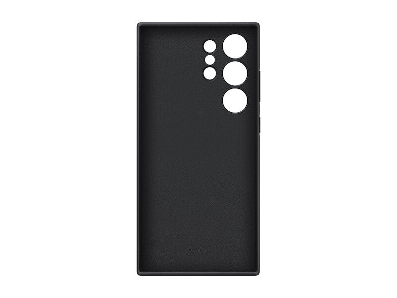 Samsung Vegan Leather Case for Galaxy S24 Ultra in Black