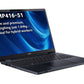 Acer TravelMate P4 TMP416-51 Laptop - 40.6 cm (16") - Intel® Core™ i7-1270P - 16 GB DDR4-SDRAM - 512 GB SSD - Wi-Fi 6E - Windows 11 Pro - Blue