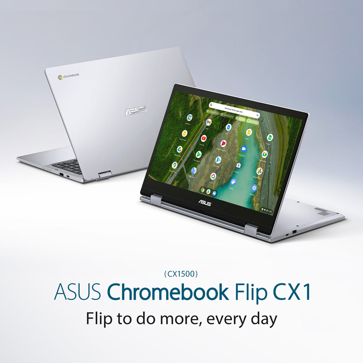 ASUS Chromebook - 39.6 cm (15.6") - Touchscreen - Intel® Celeron® N4500 - 8 GB LPDDR4x-SDRAM - 64 GB eMMC - Wi-Fi 6 - ChromeOS - Silver
