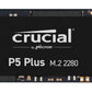 Crucial P5 Plus - PCI Express 4.0 3D NAND NVMe M.2 SSD - 1 TB