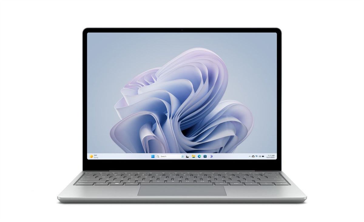Microsoft Surface Laptop Go 3 31.5 cm (12.4") Touchscreen Intel® Core™ i5 i5-1235U 8 GB LPDDR5-SDRAM 256 GB SSD Wi-Fi 6 (802.11ax) Windows 11 Pro Platinum