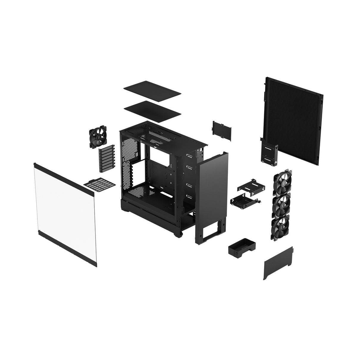 Fractal Design Pop XL Silent - ATX Full Tower Case in Black