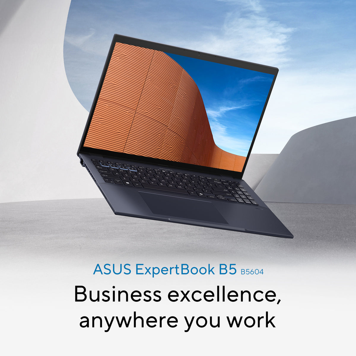 ASUS ExpertBook B5 Laptop - 40.6 cm (16&quot;) - Touchscreen - Intel Core Ultra 7 155U - 16 GB DDR5-SDRAM - 512 GB SSD - Wi-Fi 6E - Windows 11 Pro - Black