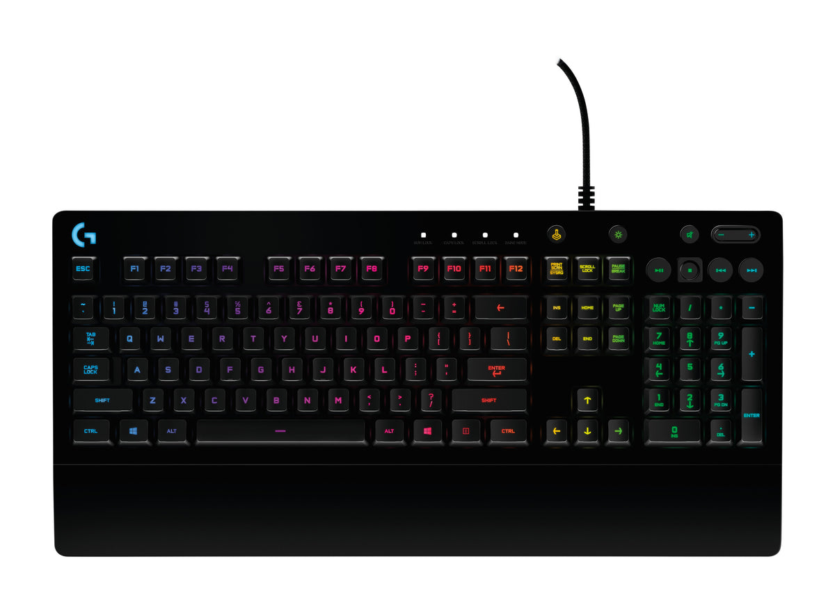Logitech G - G213 Prodigy - USB Wired RGB Gaming Keyboard in Black (QWERTZ German)