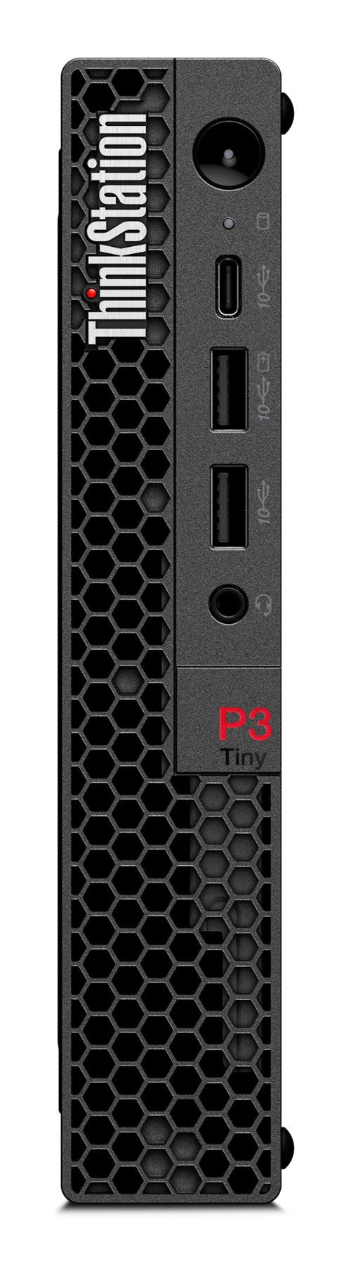 Lenovo ThinkStation P3 Tiny Intel® Core i7 i7-14700 16 GB DDR5-SDRAM 1 TB SSD NVIDIA T1000 Windows 11 Pro Mini PC Workstation Black