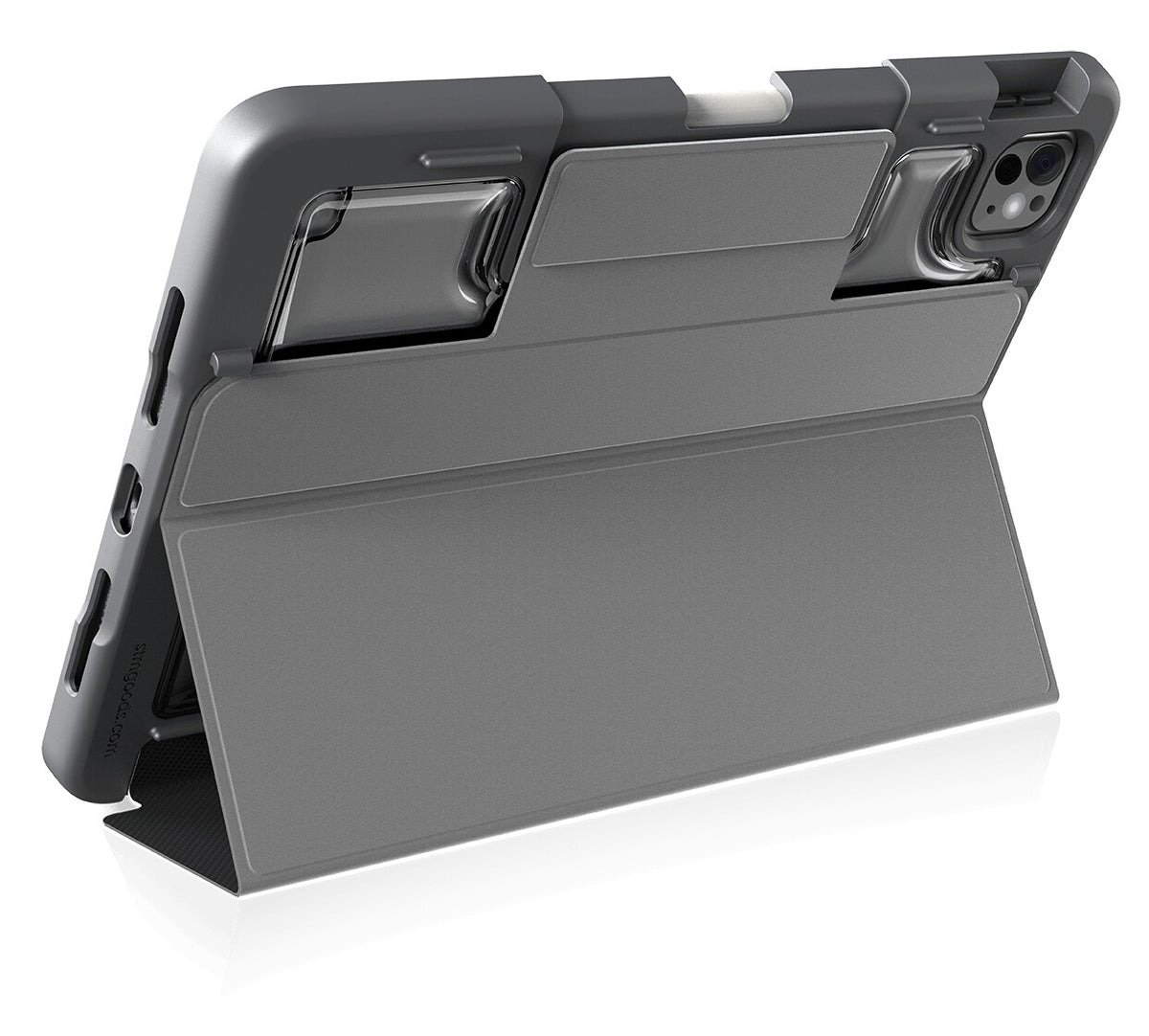 STM Dux Plus Folio Case for 13&quot; iPad Pro in Black / Transparent