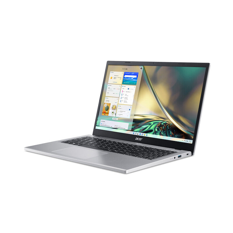Acer Aspire 3 A315-510P Laptop  - 39.6 cm (15.6&quot;) - Intel Core i3-N305 - 8 GB DDR5-SDRAM - 512 GB SSD - Wi-Fi 5 - Windows 11 Home - Silver