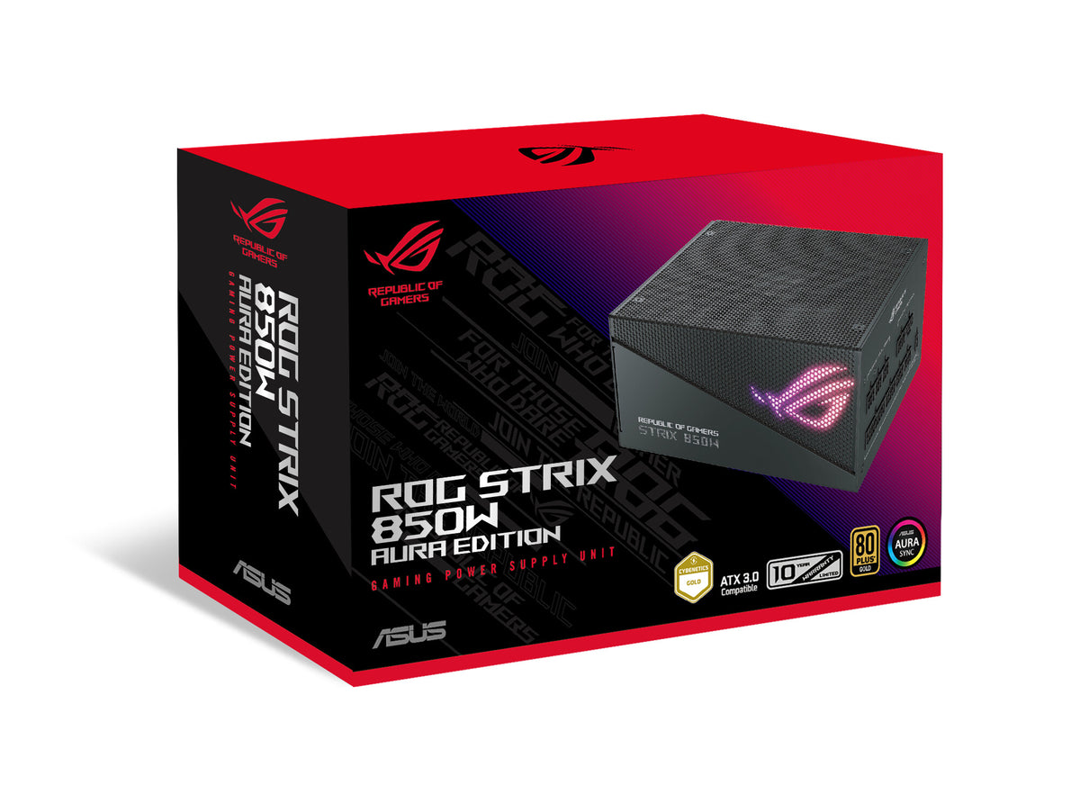 ASUS ROG Strix "Aura Edition" - 850W 80+ Gold Fully Modular Power Supply Unit