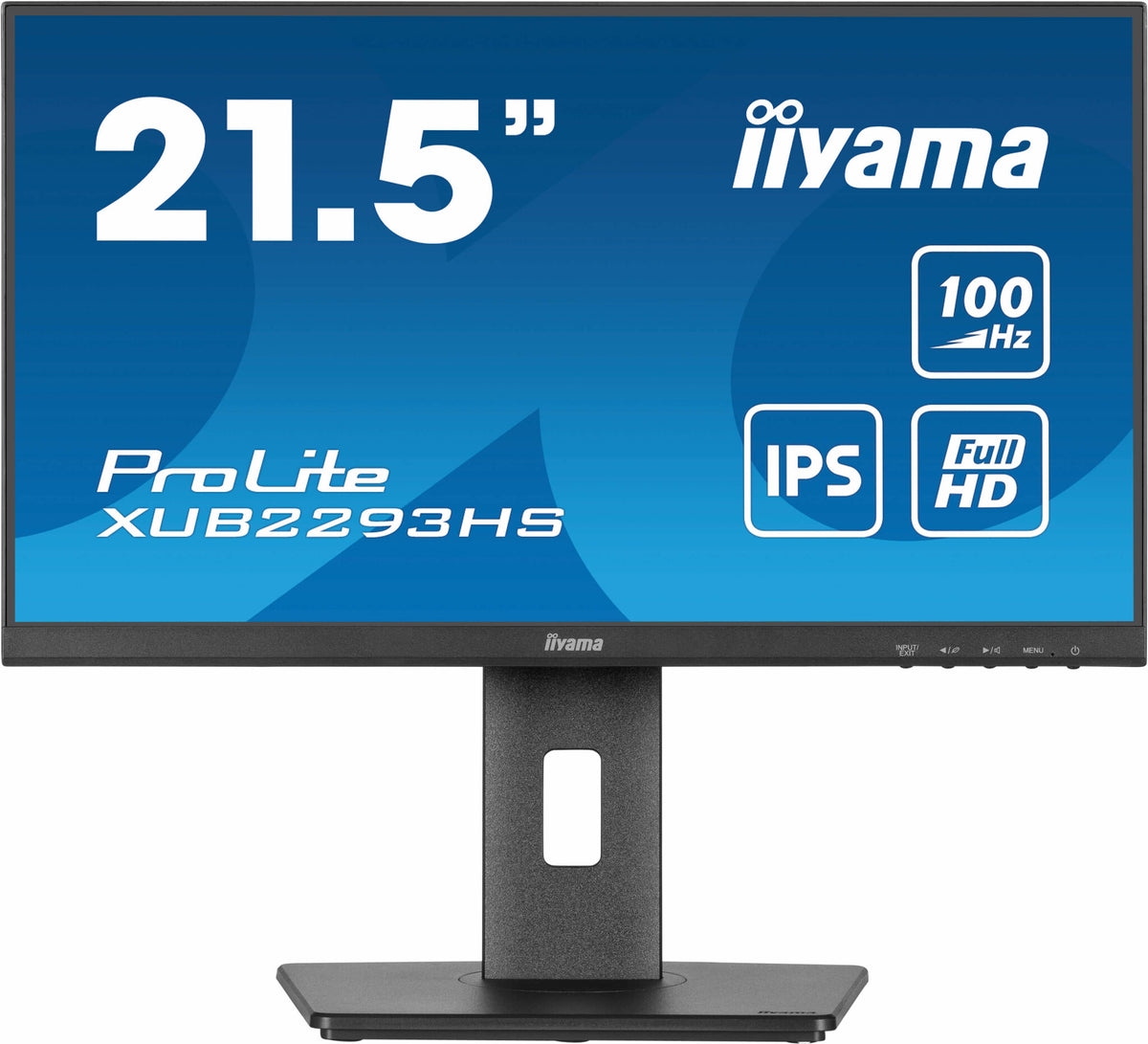 iiyama ProLite XUB2293HS-B6 - 54.6 cm (21.5") - 1920 x 1080 pixels Full HD LED Monitor
