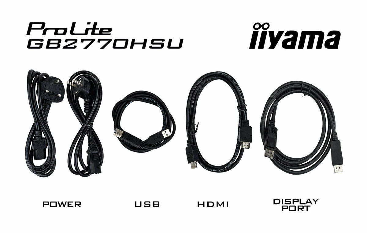 iiyama G-MASTER GB2770HSU-B6 - 68.6 cm (27") - 1920 x 1080 pixels Full HD LCD Monitor