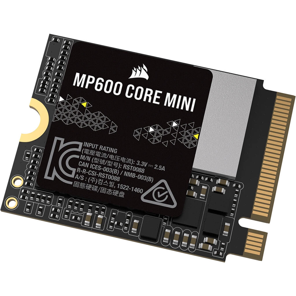 Corsair MP600 Mini - PCI Express 4.0 QLC 3D NAND NVMe M.2 SSD - 2 TB