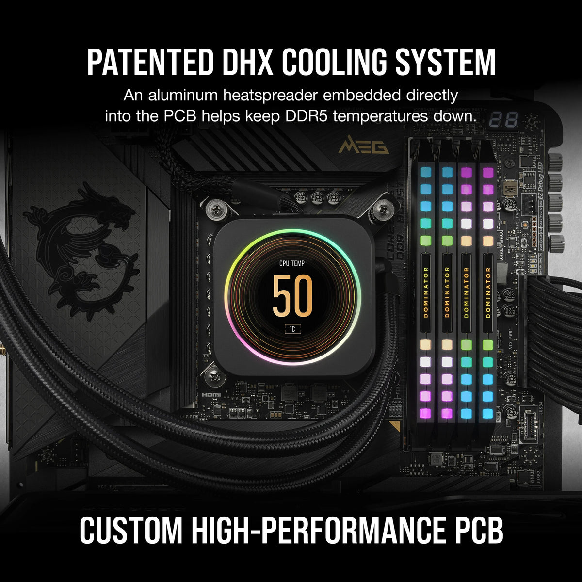 Corsair Dominator Platinum RGB - 64 GB 2 x 32 GB DDR5 6800 MHz memory module