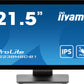 iiyama ProLite T2238MSC-B1 computer monitor 54.6 cm (21.5") 1920 x 1080 pixels Full HD LED Touchscreen Black