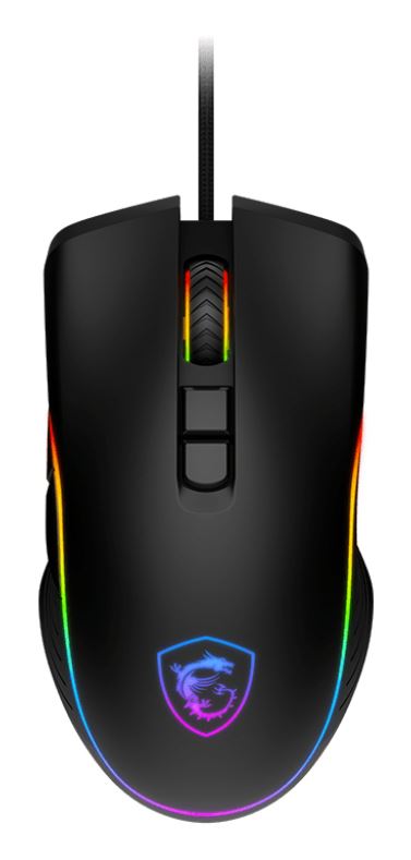 MSI FORGE GM300 - Left-hand USB Type-A Optical Mouse - 7,200 DPI