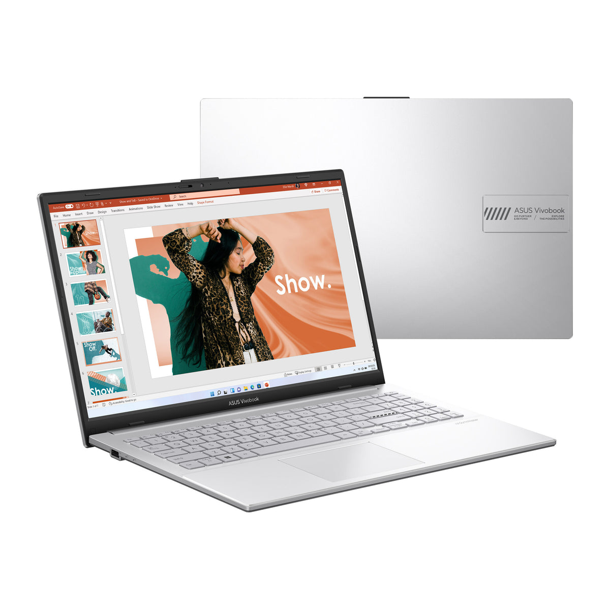 ASUS Vivobook Go 15 Laptop - 39.6 cm (15.6&quot;) - AMD Ryzen™ 5 7520U - 16 GB LPDDR5-SDRAM - 512 GB SSD - Wi-Fi 6E - Windows 11 Home - Silver