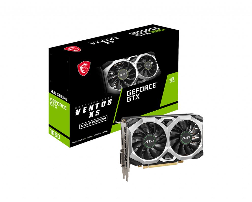 MSI GeForce GTX 1650 D6 Ventus XS OCV2 NVIDIA 4 GB GDDR6 Graphics Card