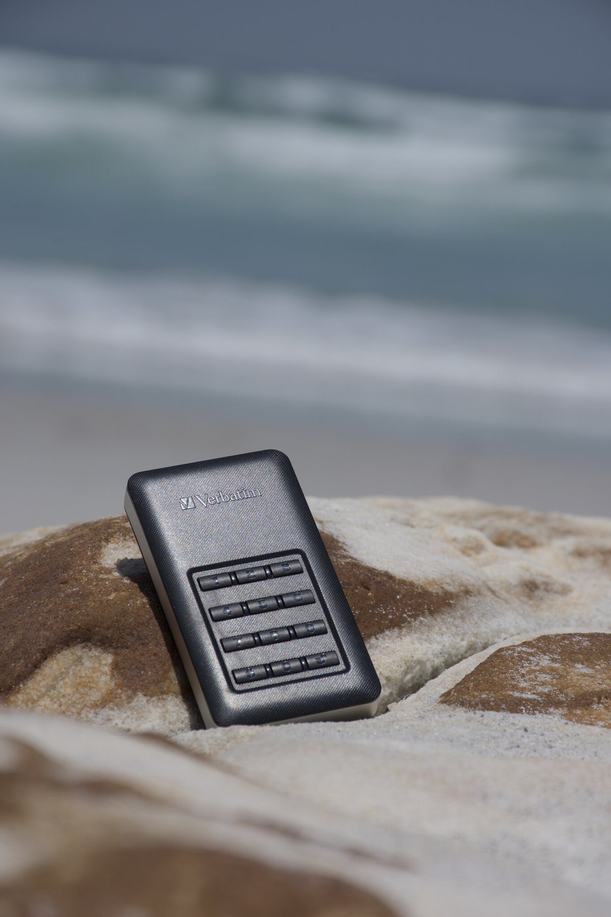 Verbatim Store 'n' Go Portable SSD with Keypad Access in Black / Silver - 256 GB