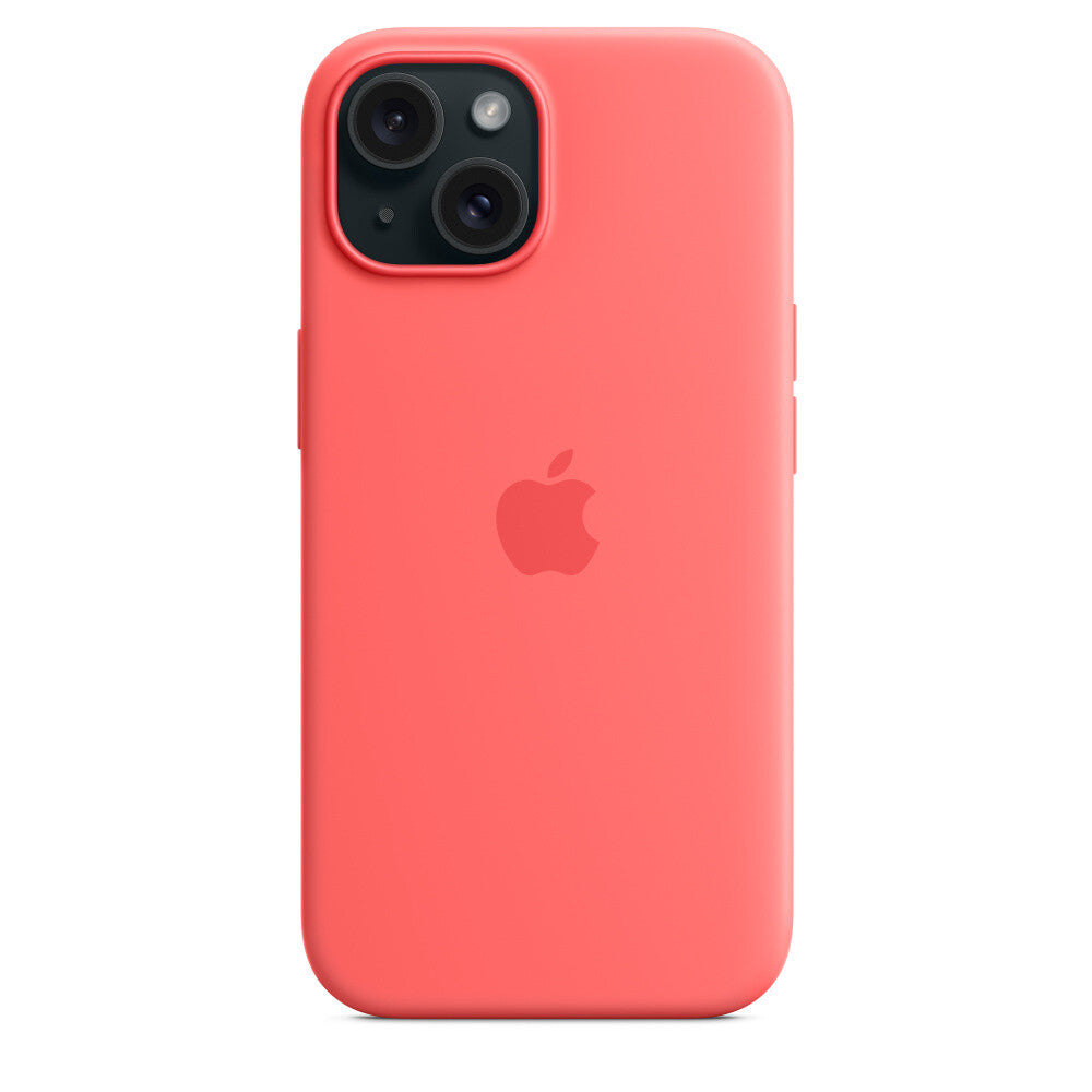 Apple MT0V3ZM/A - Silicone Case with MagSafe for iPhone 15 in Guava