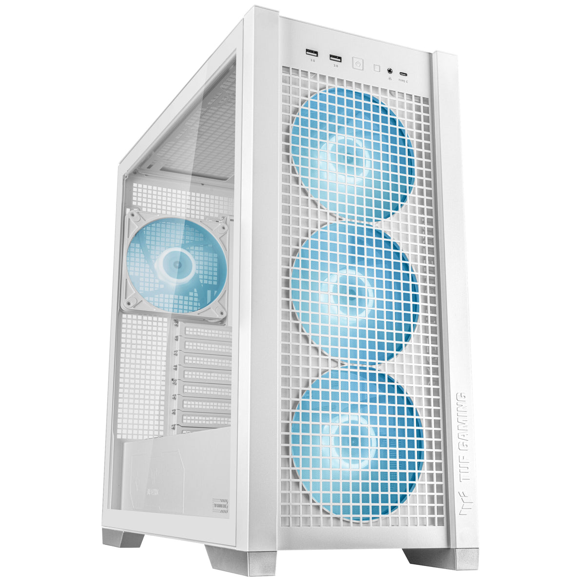 Asus TUF Gaming GT302 ARGB - ATX Mid Tower Case in White