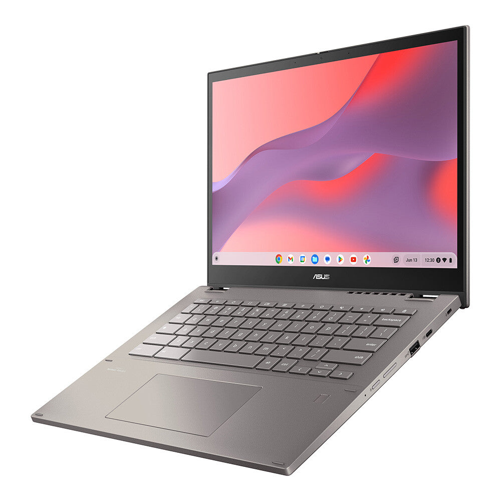 ASUS Chromebook CM34 Flip - 35.6 cm (14&quot;) - Touchscreen - AMD Ryzen™ 3 7320C - 8 GB LPDDR5-SDRAM - 128 GB SSD - Wi-Fi 6 - ChromeOS - Grey